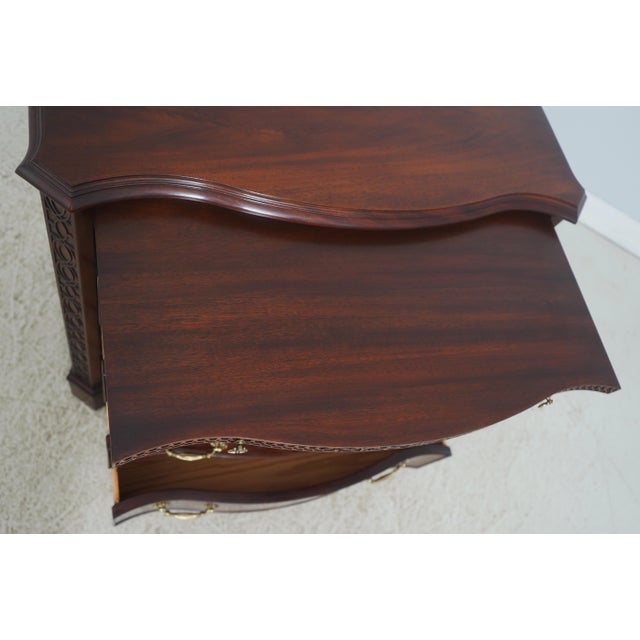Henkel Harris Henkel Harris Chippendale Mahogany Bachelor Chest For Sale - Image 4 of 17