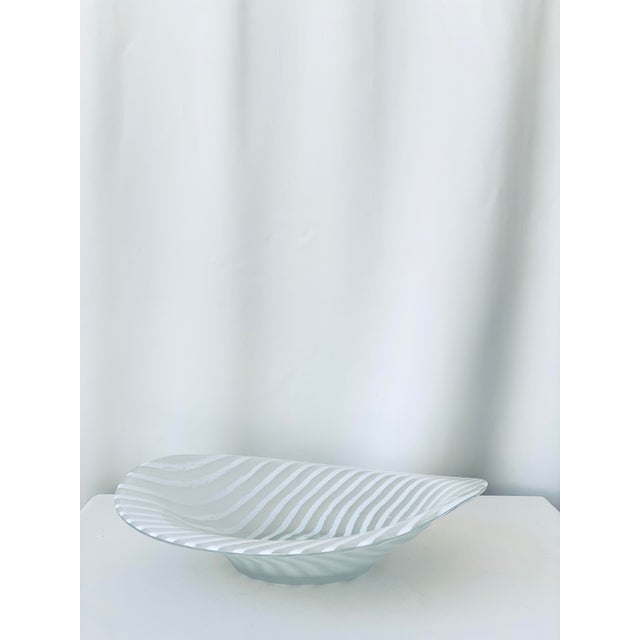 Contemporary Large Glass Bowl from Peill & Putzler For Sale - Image 3 of 11