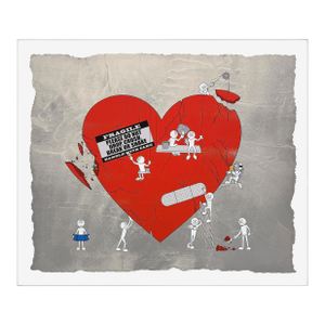 Kai, Mending Love (Framed Hand Signed Serigraph), 2022