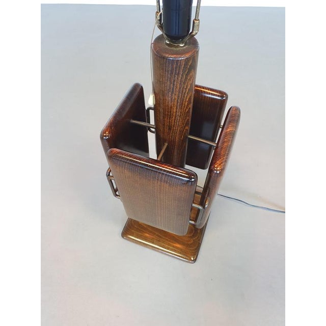 Metal Large Vintage Brutalist Floor Lamp For Sale - Image 7 of 9