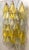 Yellow and Clear Poliedri Sconces by Carlo Scarpa for Venini, 1980s For Sale - Image 3 of 15