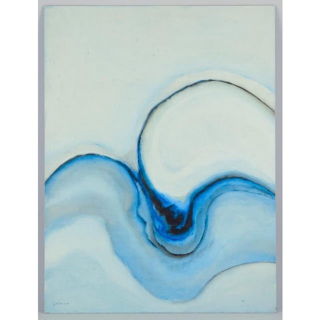 Jack Penouel, French artist. Acrylic on board. Abstract composition. Ca. 1980s. Signed. In excellent condition....