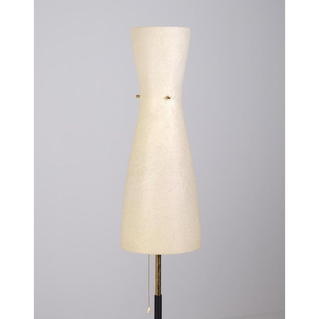 Black Vintage Floor Lamp, 1950s For Sale - Image 8 of 15