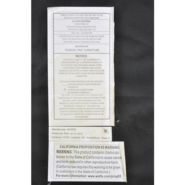 Contemporary Modern Moroccan Style Brown Faux Leather Round Storage Ottoman Pair For Sale - Image 14 of 15