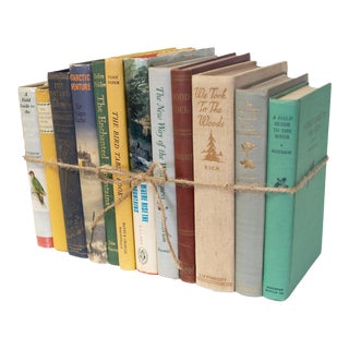 Decorative Books - Vintage Outdoor Book Bundle - 1 Foot of Subject Books For Sale
