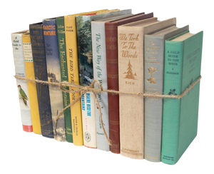 Decorative Books - Vintage Outdoor Book Bundle - 1 Foot of Subject Books
