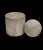 1990s Travertine Stone Canister and Sphere Set- 2 Pieces For Sale - Image 9 of 10