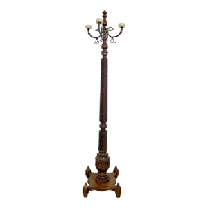 Antique German Barley Twist Hall Tree