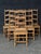 Oak Farmhouse Dining Chairs, 1920, Set of 6 For Sale - Image 3 of 9