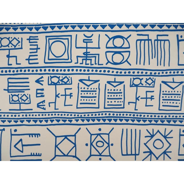 Yona Friedman, Pictograms of Genesis (Blue), Original Screenprint For Sale - Image 5 of 8