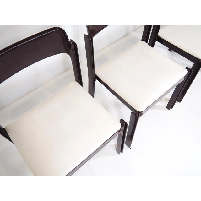 Italian Game Tables & 4 Chairs Set by Gio Ponti for Fratelli Reguitti, 1972, Set of 5 For Sale - Image 9 of 12