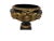 Late 19th Century Victorian Black and Gold Cast Iron Urns - a Pair For Sale - Image 4 of 9
