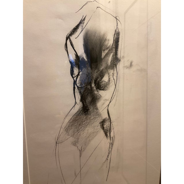 2000 - 2009 Arlene Diehl Charcoal on Paper For Sale - Image 5 of 6