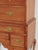 Ca. 1960s 2 Piece Curly Tiger Maple Flat Top Queen Anne Highboy W/ Secret Drawer 73" T For Sale In South Bend - Image 6 of 17