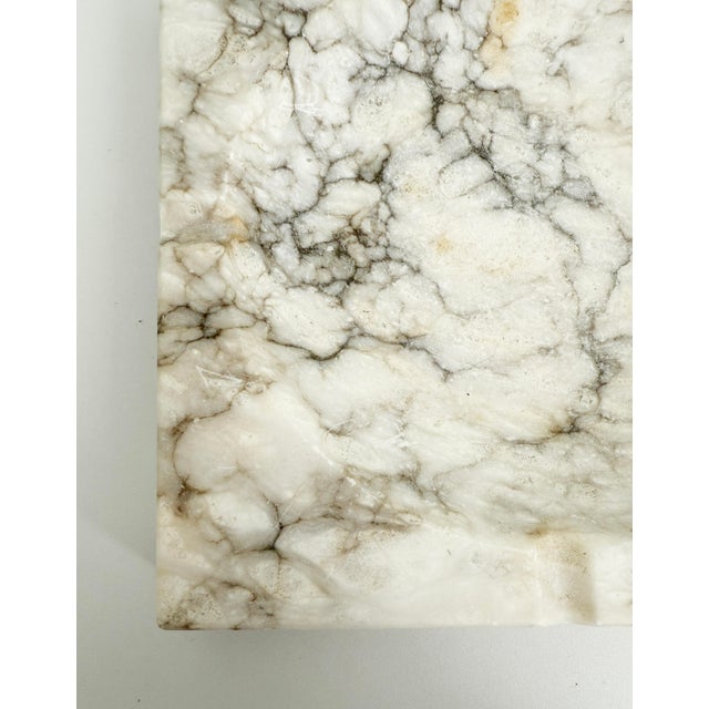 Rustic European Large Italian Alabaster Ashtray Catchall For Sale - Image 3 of 10