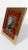 Italian Picture Frame in Gilded Aluminum and Faux Burl Formica in the style of Mascagni, 1970s For Sale - Image 16 of 17