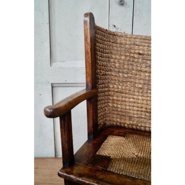 Brown Antique Victorian Scottish Orkney Childs Chair For Sale - Image 8 of 11