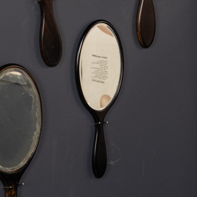 Antique Wooden Hand Mirrors, 19th Century, Set of 25 For Sale - Image 17 of 18