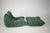 Ligne Roset Set of Togo Lounge Chair and Pouf in Emerald Boucle Fabric by Michel Ducaroy for Ligne Roset, 1973 For Sale - Image 4 of 16