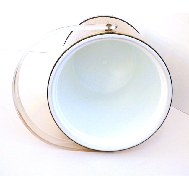 Mid 20th Century Mid-Century Modern Faceted Gold Mirrored Georges Briard Ice Bucket For Sale In Los Angeles - Image 6 of 8