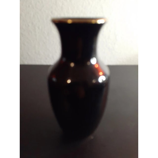 1950s Vintage Japanese Chokin Art Bud Vase For Sale - Image 4 of 6