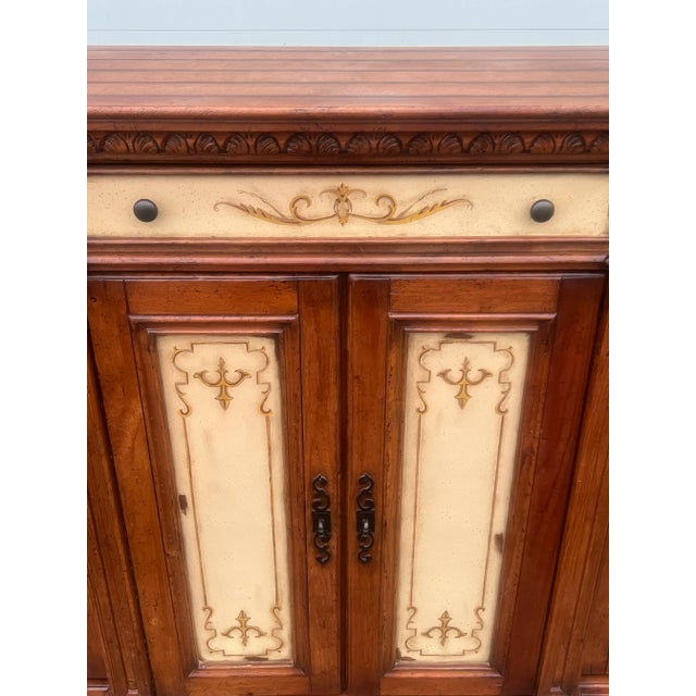 Hooker Furniture Rustic European Tall Credenza Sideboard For Sale In New York - Image 6 of 12