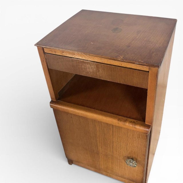 Mid-Century Wooden Bedside Cabinets, Set of 2 For Sale - Image 10 of 14