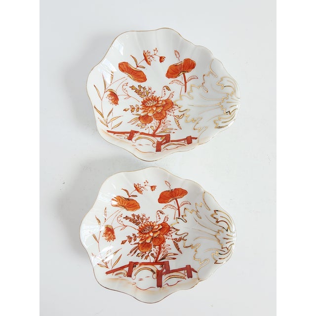Vintage Andrea by Sadek Chinoiserie Porcelain Bowls - A Pair For Sale - Image 4 of 11