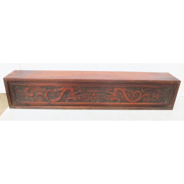 Chinese Chinese Hardwood Double Scroll Box For Sale - Image 3 of 14