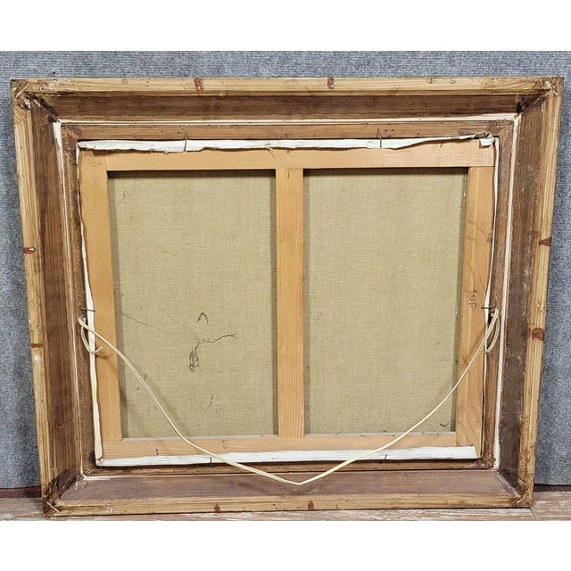 Modern Boats, 1920, Oil Painting on Canvas, Framed For Sale - Image 3 of 7