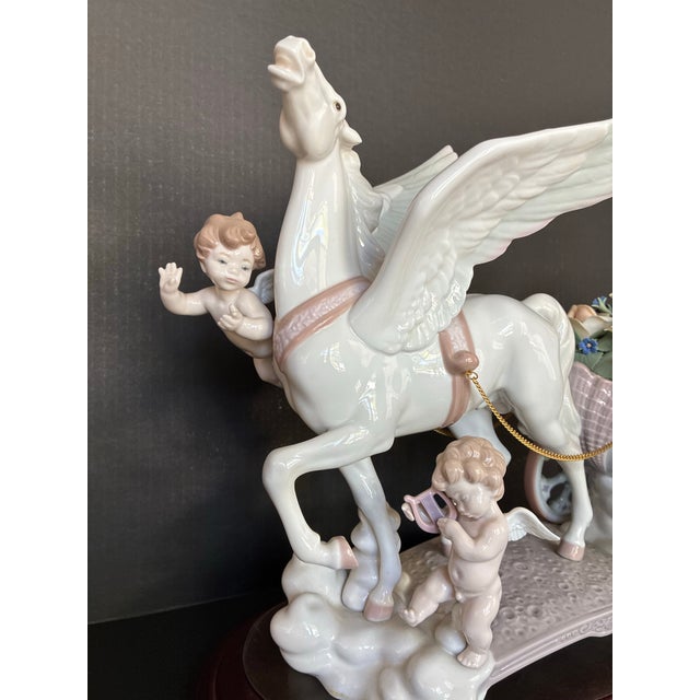 Lladró "Celestial Journey" Porcelain Sculpture For Sale - Image 10 of 11