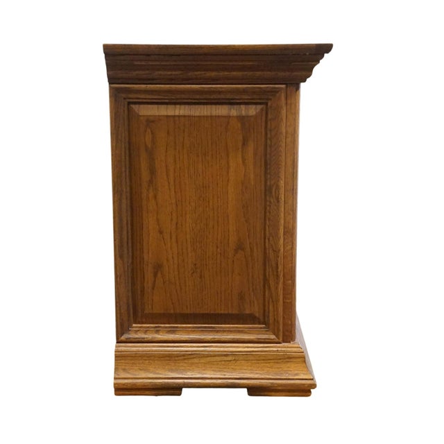 Thomasville Furniture Renaissance Collection Solid Oak 39" Nightstand Chest 34511-110 For Sale - Image 12 of 13