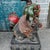 Chinese Monumental Pair of Vintage Chinese Shiwan Pottery Temple Lions (Pixiu) | Large Guardian Foo Dogs For Sale - Image 3 of 6