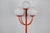 Metal Mid-Century Red and Opaline Glass Floor Lamp by Kaiser, Germany, 1960s For Sale - Image 7 of 13