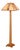 Ppl Fine Woodworking Mission Oak and Stained Glass Floor Lamp For Sale