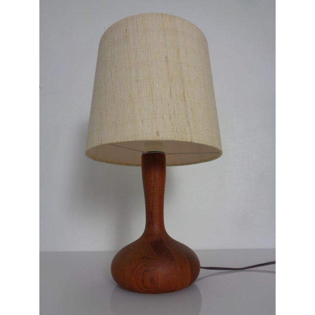 Teak Table Lamp from Domus, 1960s For Sale - Image 10 of 10