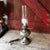 Aladdin Co. Vintage Aladdin Model No. 6 Electric Converted Oil Lamp With Clear Glass Chimney For Sale - Image 4 of 17