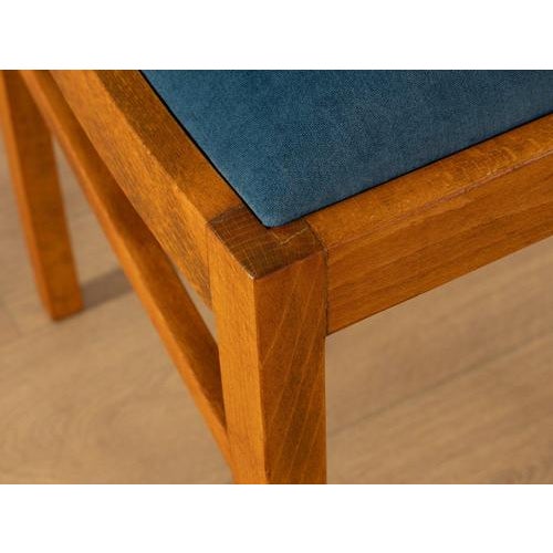 Blue Art Deco Dining Chairs, Set of 6 For Sale - Image 8 of 10