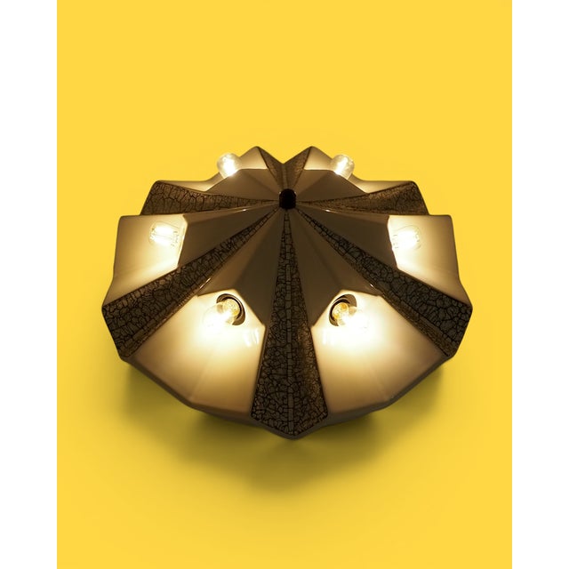 Vintage Ceramic Wall Lamp, 1970s For Sale - Image 4 of 15
