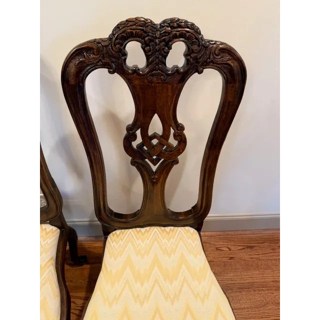1980s Italian Rococo Style Dining Chairs - Set of 6 For Sale - Image 18 of 18
