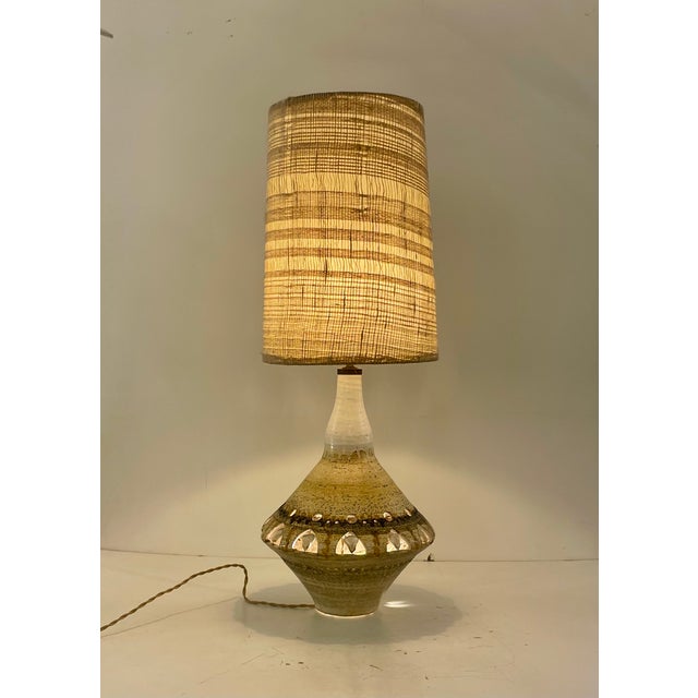 Ceramic Table Lamp by Georges Pelletier for Accolay, France, 1960s For Sale - Image 9 of 15