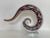 Late 20th Century Murano Style Purple Art Glass Swirl Sculpture on Lucite Base For Sale - Image 5 of 9