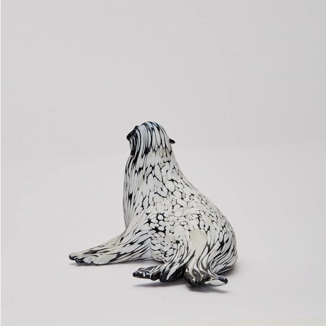 Animal Sculptures in Black and White by Archimede Seguso, Set of 4 For Sale - Image 15 of 18