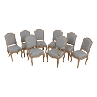 Set of 8 Minton Spidell Country French Dining Chairs For Sale