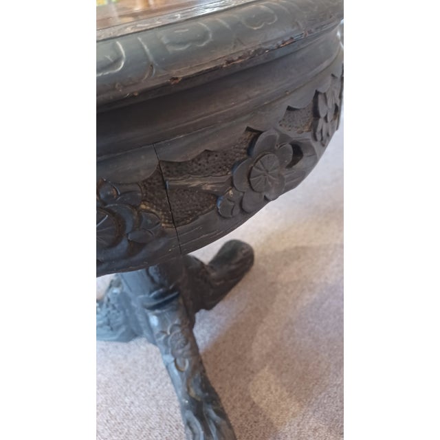 Mid 20th Century Mid 20th Century Dragon Meiji Period Japanese Export Table For Sale - Image 5 of 6