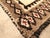 Vintage Vintage Handmade Persian Gabbeh Rug Featuring an Undyed Wool Field With a Geometric Diamond Lattice Pattern. 4'x 7'8" For Sale - Image 4 of 15
