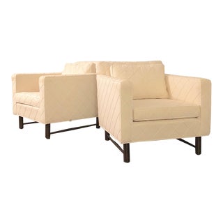 Edward Wormley for Dunbar Mid Century Modern Club Chairs - a Pair For Sale