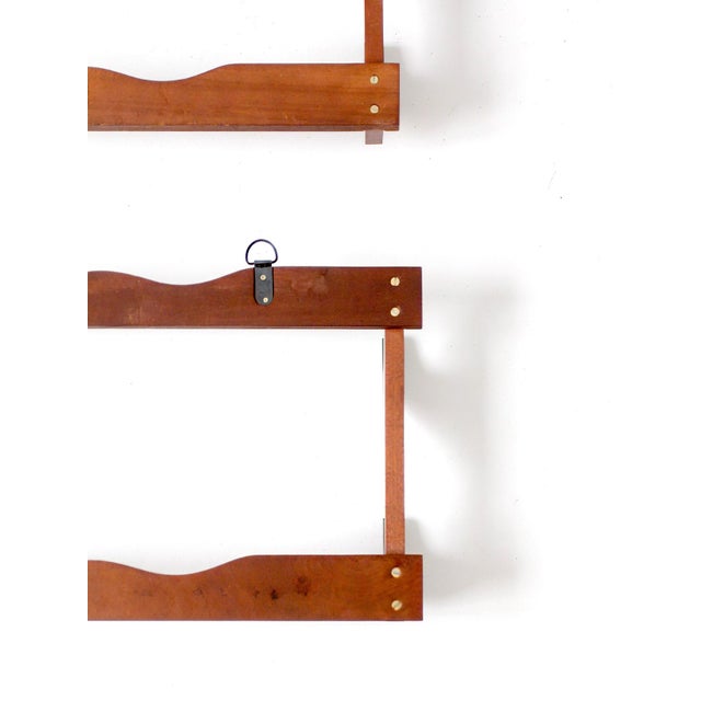 Mid-Century Wooden Gun Rack Pair For Sale - Image 15 of 17