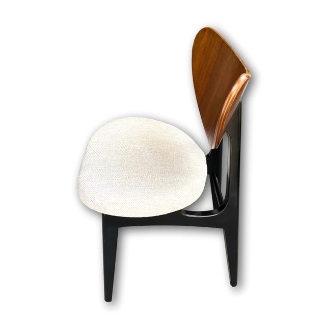 1950s Vintage G Plan Butterfly Chairs With Black Legs and Dark Wood