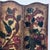 Antique French Hand-Painted Leather 4-Fold Room Divider Screen, 1890s For Sale - Image 5 of 10